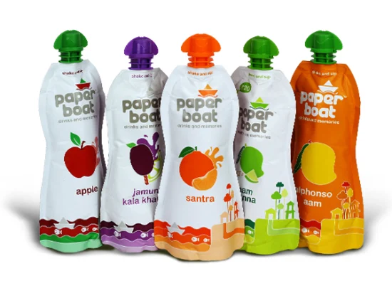 Saco de suco de plástico Doypack impresso personalizado para bebidas Bolsa de bico Embalagem líquida para detergente para a roupa/lavagem corporal/creme para a pele